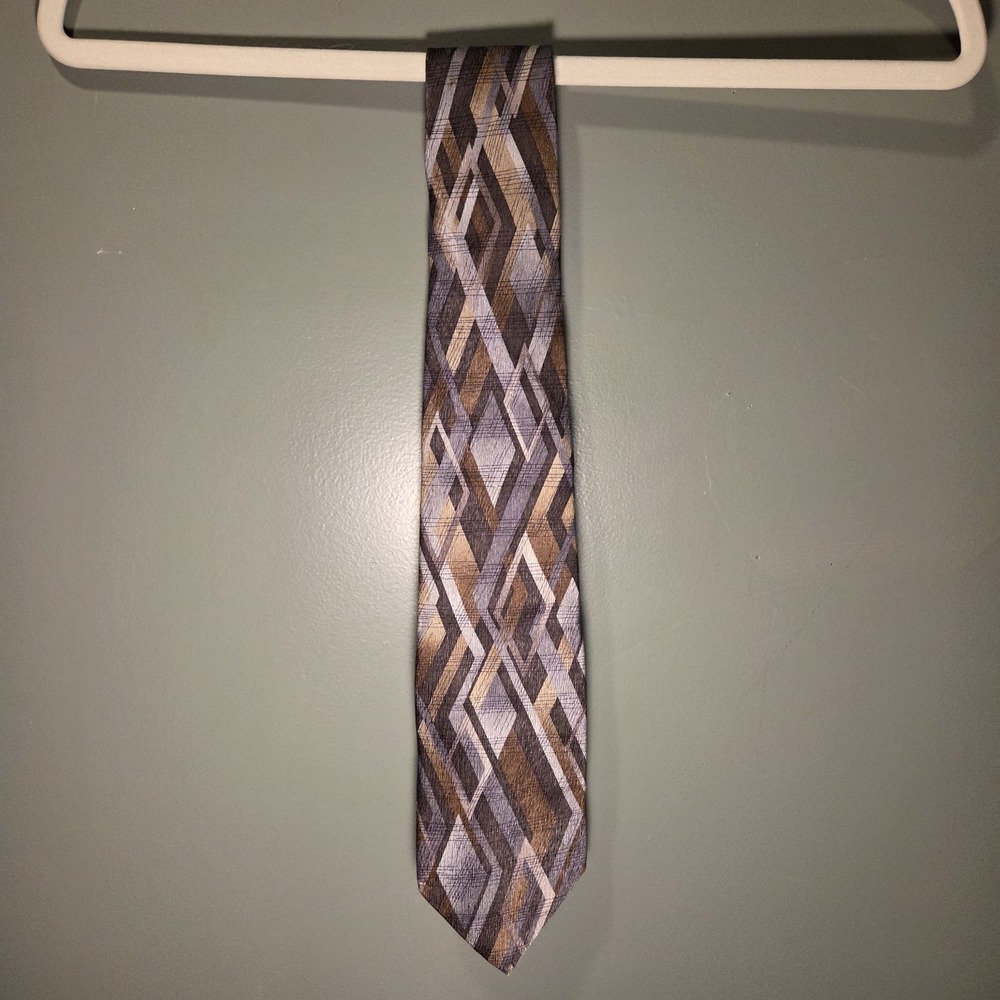 Arrow 100% Silk Diamond Print Neck Tie